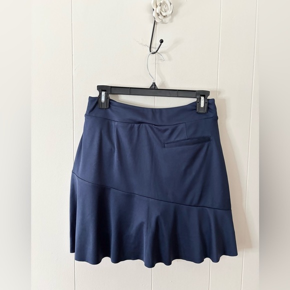 Greg Norman Crossover Flounce Pullon Skort navy size XS new - Picture 7 of 7